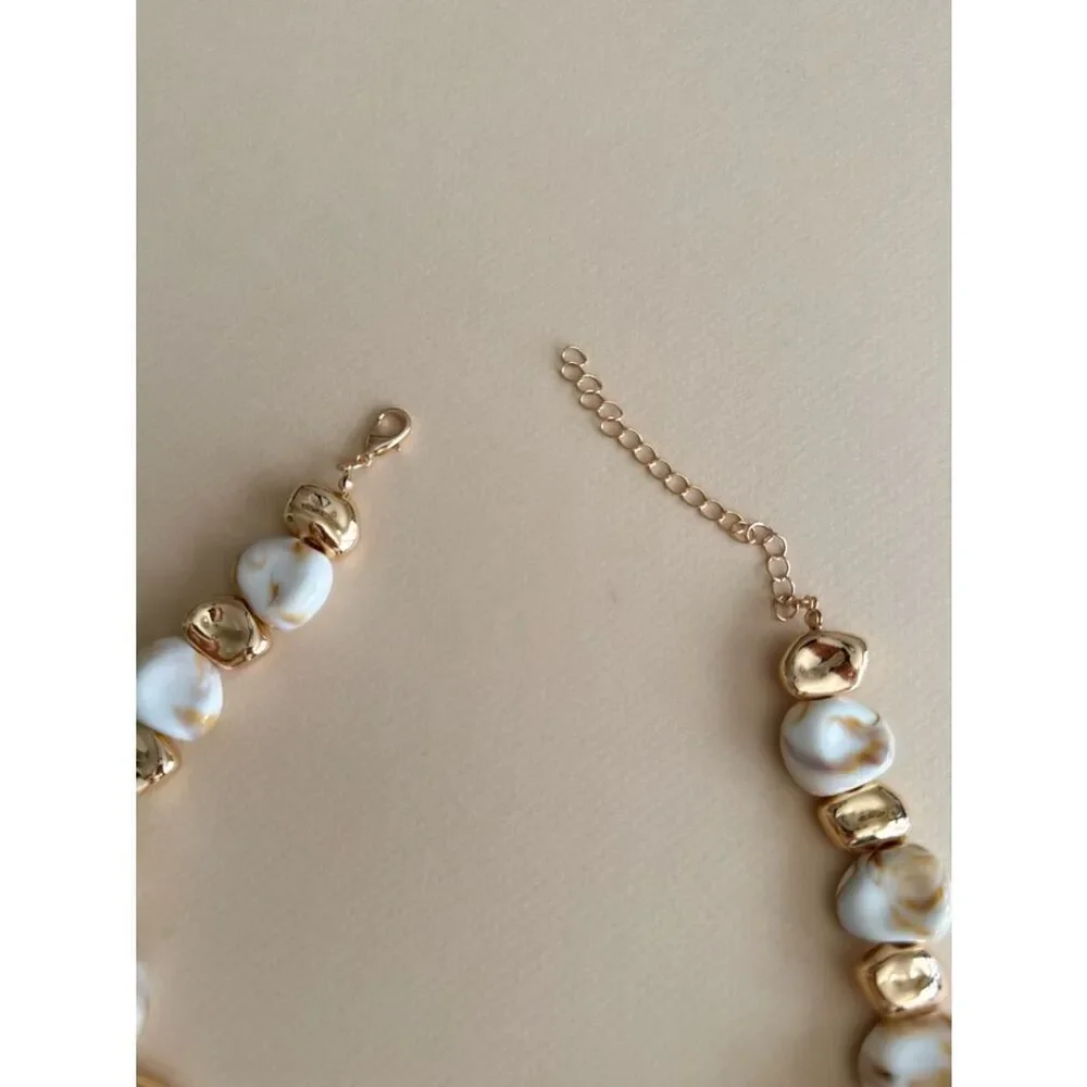 Boho beaded statement necklace N2119